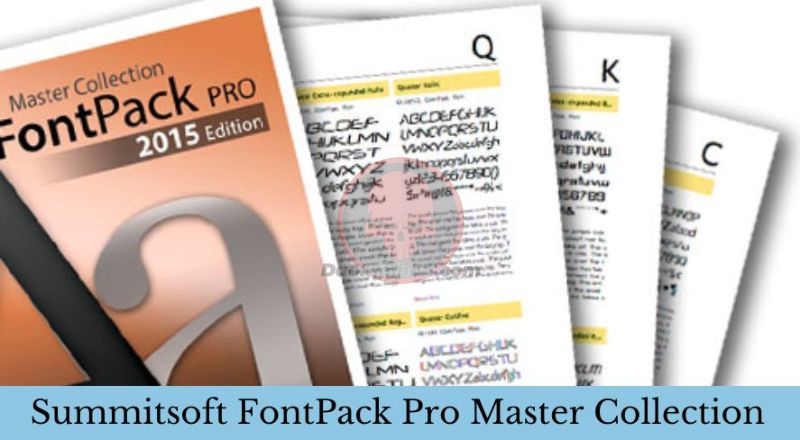 Summitsoft FontPack Pro Master Collection